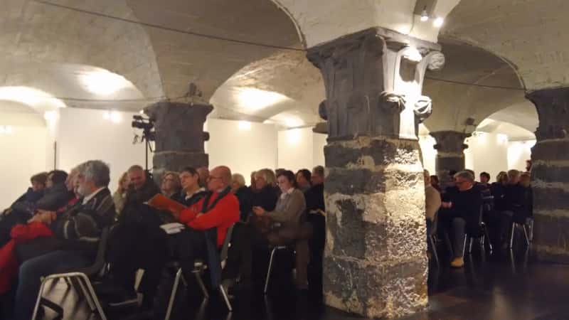 Arbasp&agrave;a ieri a Palazzo Ducale a Genova per la prima presentazione del Festival delle Geografie