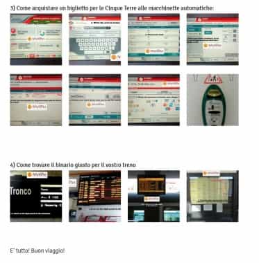 consigli viaggiatori arbaspaa tour operator capitolo 5 prendere un treno le cinque terre arrivare alla stazione centrale la spezia acquistare biglietti foto guida