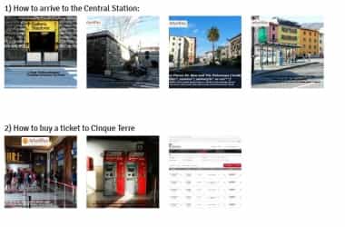 tips for travelers by arbaspaa tour operator chapter 5 the trains to cinque terre to go to the la spezias central station and buy tickets photo guide