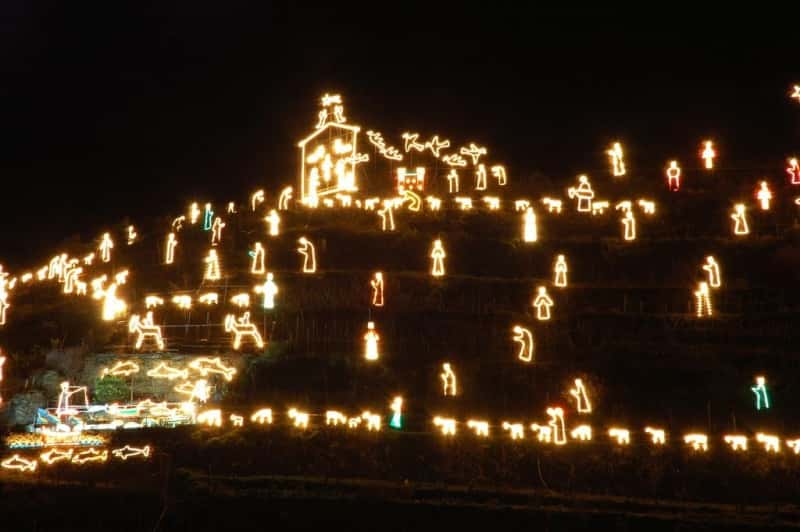 Il presepe di Manarola: inaugurazione 8.12.2012