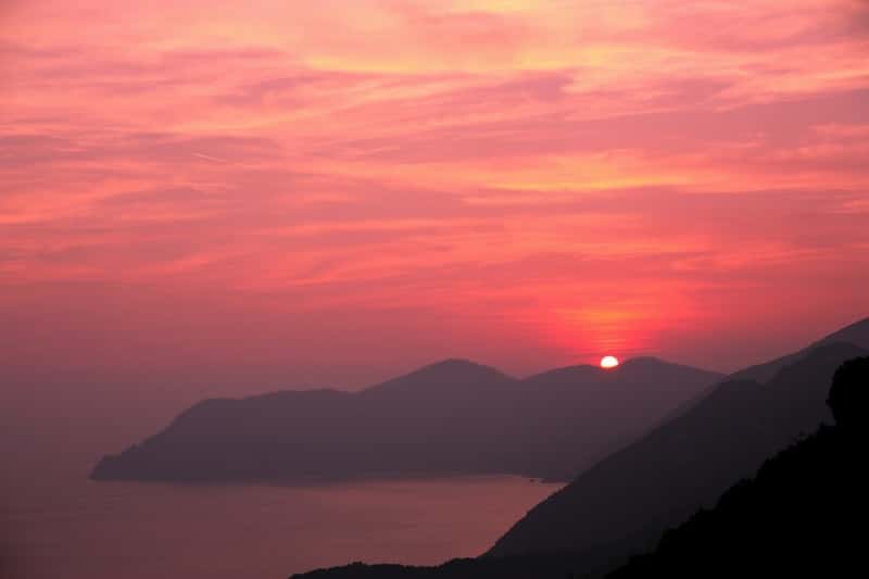 Concorso fotografico Cinque Terre Live - TRAMONTO ALLE CINQUE TERRE